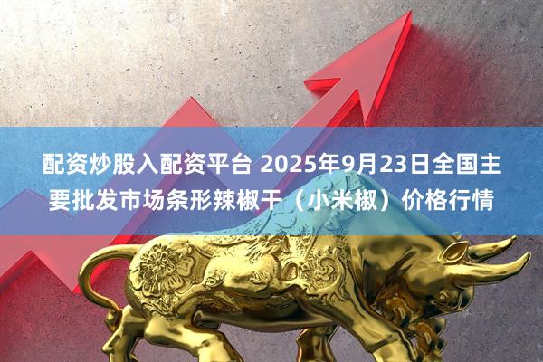 配资炒股入配资平台 2025年9月23日全国主要批发市场条形辣椒干（小米椒）价格行情